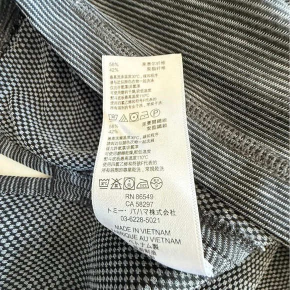 Tommy Bahama Men’s Gray Short Sleeve Polo Shirt Size L Tencel Blend - Picture 6 of 10